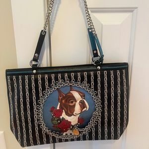 Boston Terrier Isabella Fiore Handbag